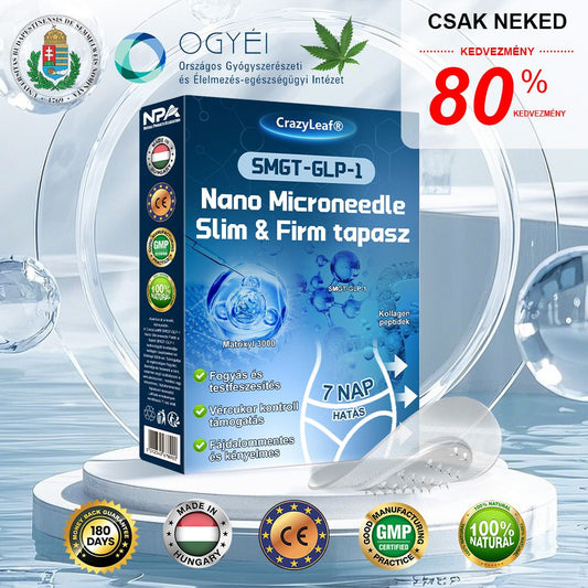 ✨𝐂𝐫𝐚𝐳𝐲𝐋𝐞𝐚𝐟® 𝐒𝐌𝐆𝐓-𝐆𝐋𝐏-𝟏 𝐓𝐚𝐩𝐚𝐬𝐳 – 𝐙𝐬í𝐫é𝐠𝐞𝐭é𝐬, 𝐅𝐞𝐬𝐳𝐞𝐬í𝐭é𝐬, 𝐕é𝐫𝐜𝐮𝐤𝐨𝐫 • 𝟕 𝐧𝐚𝐩 𝐚𝐥𝐚𝐭𝐭 𝐞𝐫𝐞𝐝𝐦é𝐧𝐲, 𝐢𝐧𝐣𝐞𝐤𝐜𝐢ó 𝐧é𝐥𝐤ü𝐥