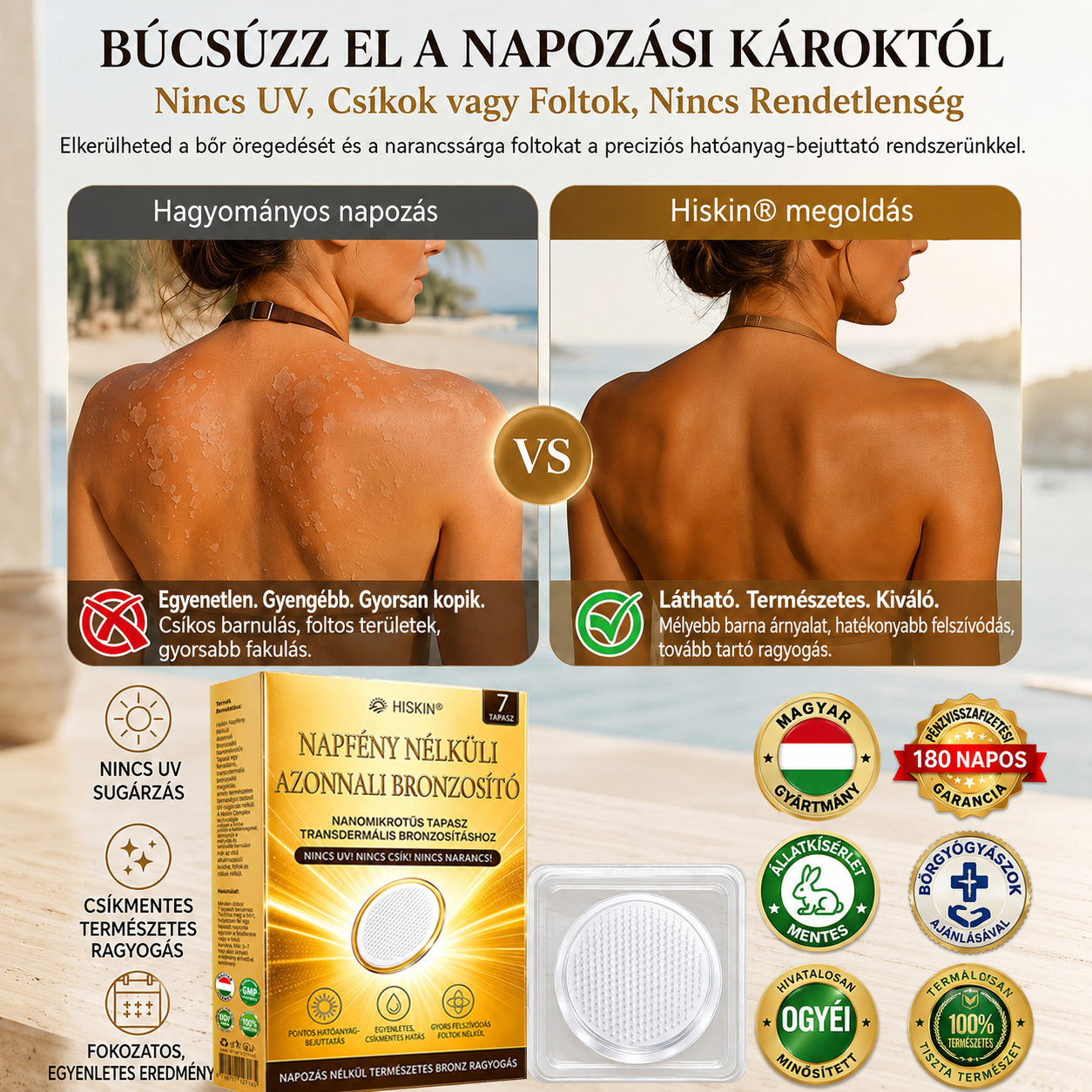 𝑯𝒊𝒔𝐤𝐢𝒏® 𝑨𝒛𝒐𝒏𝐧𝐚𝐥𝐢 𝐁𝐫𝐨𝒏𝒛𝒃𝒂𝒓𝐧í𝐭ó 𝐌𝐢𝐤𝐫𝐨𝒕ű𝒔 𝑻𝒂𝐩𝐚𝐬𝐳☀️𝑼𝐕 𝐧é𝐥𝐤ü𝒍✨ 𝑵𝒊𝒏𝐜𝐬 𝐃𝑯𝑨✨ 𝑵𝒊𝐧𝐜𝐬 𝐧𝐚𝐫𝒂𝒏𝒄𝒔𝒔á𝒓𝒈𝒂 á𝒓𝒏𝐲𝐚𝐥𝐚𝐭✨ 𝐀𝐤á𝒓 14 𝒏𝒂𝐩𝐨𝐬 𝐛𝐫𝐨𝐧𝒛𝒐𝒔 𝒓𝒂𝒈𝒚𝐨𝐠á𝐬
