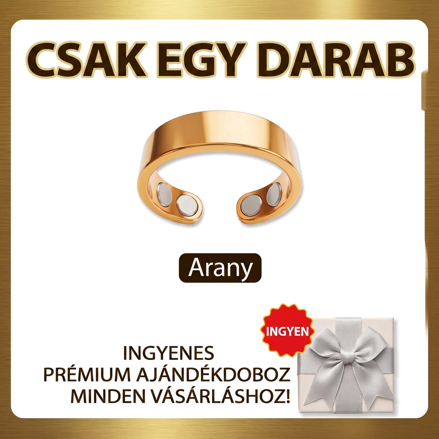 𝐗𝐈𝐌𝐎𝐍𝐓𝐇® Fogyókúrás Anyagcsere Mágneses Terápiás Gyűrű: Hárommagos Anyagcsere Aktiválás — Mindössze 30 perc naponta a Fogyás és a Nyirokkeringés támogatására — Plusz ízületi enyhülés, jobb alvás és mentális tisztaság.