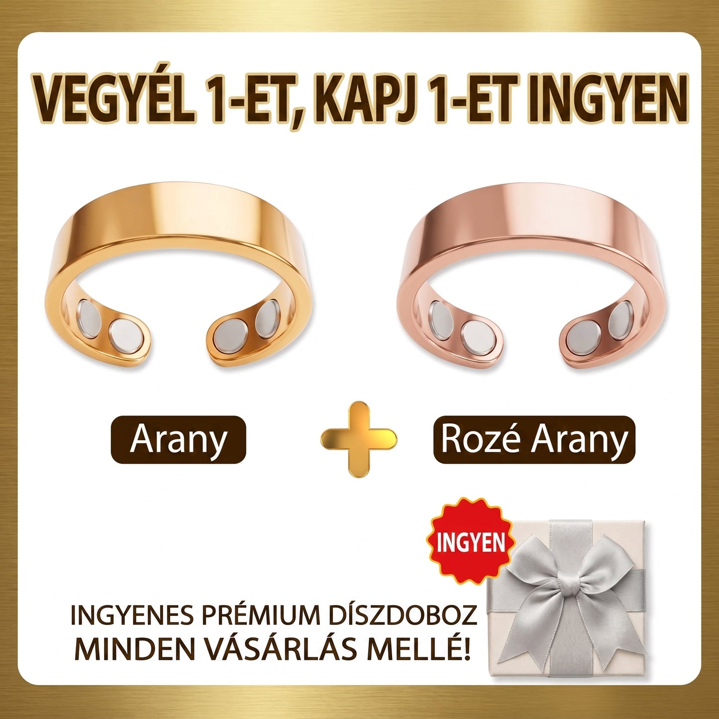𝐗𝐈𝐌𝐎𝐍𝐓𝐇® Fogyókúrás Anyagcsere Mágneses Terápiás Gyűrű: Hárommagos Anyagcsere Aktiválás — Mindössze 30 perc naponta a Fogyás és a Nyirokkeringés támogatására — Plusz ízületi enyhülés, jobb alvás és mentális tisztaság.