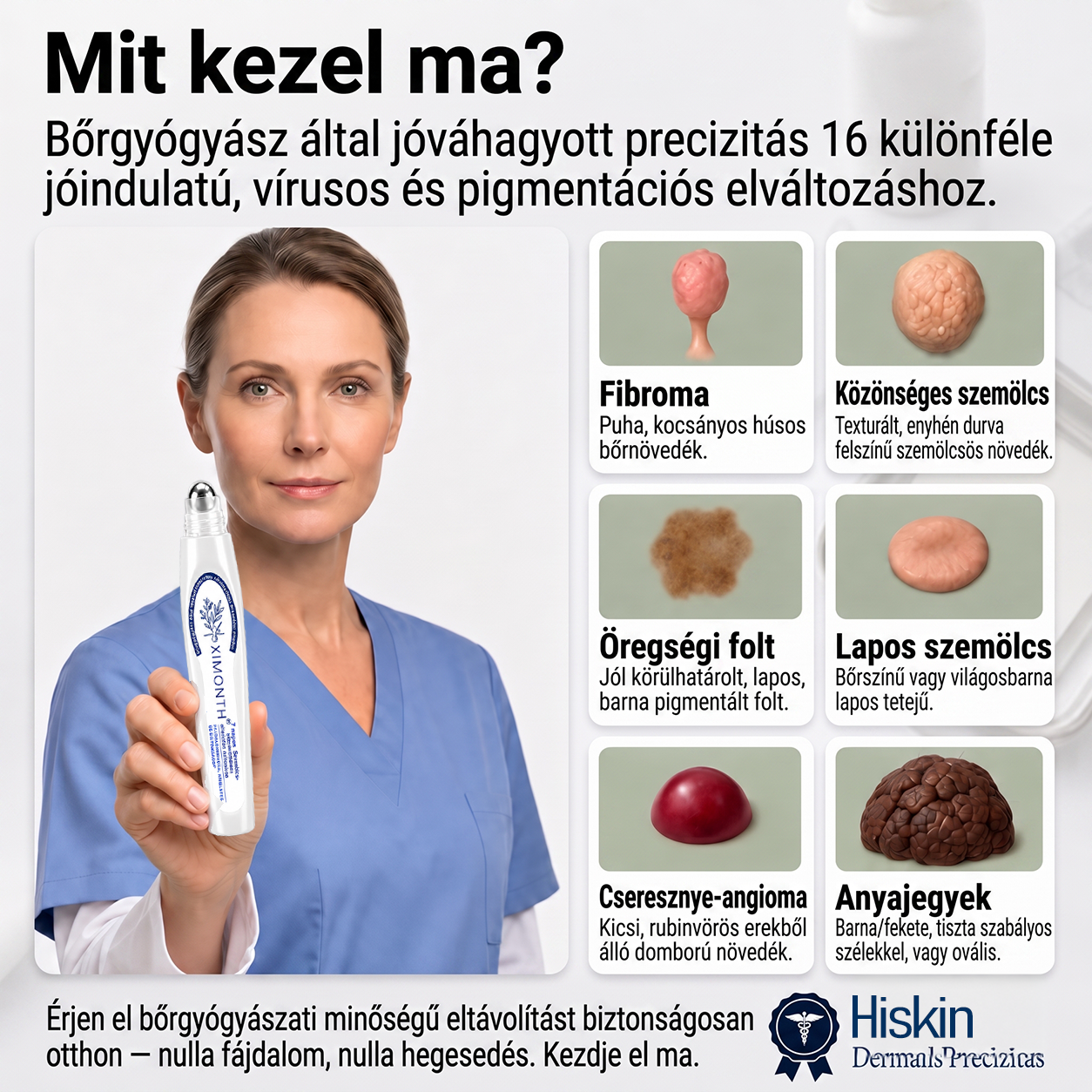 Hivatalos Márkabolt | 🚢🚢 𝐗𝐈𝐌𝐎𝐍𝐓𝐇® 7 napos Szemölcseltávolító Roll-on Ápoló Folyadék (Fájdalommentes rollerball technológia, hegek nélkül) 🐬