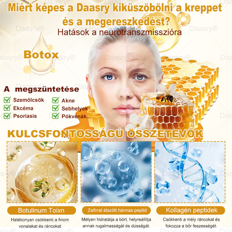 𝐃𝐚𝐚𝐬𝐫𝐲® 𝐌é𝐡𝐦é𝐫𝐞𝐠 𝐊𝐞𝐳𝐞𝐥ő 𝐊𝐫é𝐦, 𝐦é𝐡𝐦é𝐫𝐞𝐠 𝐩𝐞𝐩𝐭𝐢𝐝𝐞𝐤𝐤𝐞𝐥, 𝐛𝐨𝐭𝐮𝐥𝐢𝐧𝐮𝐦 𝐭𝐨𝐱𝐢𝐧𝐧𝐚𝐥, 𝐡𝐢𝐚𝐥𝐮𝐫𝐨𝐧𝐬𝐚𝐯𝐯𝐚𝐥 é𝐬 𝐤𝐨𝐥𝐥𝐚𝐠é𝐧𝐧𝐞𝐥💧. 𝐇𝐚𝐭é𝐤𝐨𝐧𝐲𝐚𝐧 𝐤ü𝐳𝐝 𝐚 𝐫á𝐧𝐜𝐨𝐤, 𝐟𝐢𝐧𝐨𝐦 𝐯𝐨𝐧𝐚𝐥𝐚𝐤, 𝐦𝐞𝐠𝐞𝐫𝐞𝐬𝐳𝐤𝐞𝐝é𝐬, 𝐭𝐞𝐫𝐡𝐞𝐬𝐬é𝐠𝐢 𝐜𝐬í𝐤𝐨𝐤 é𝐬 𝐬ö𝐭é𝐭 𝐟𝐨𝐥𝐭𝐨𝐤 𝐞𝐥𝐥𝐞𝐧 — 𝐟𝐞𝐬𝐳𝐞𝐬í𝐭é𝐬, 𝐞𝐦𝐞𝐥é𝐬 é𝐬 𝐤𝐢𝐞𝐦𝐞𝐥𝐤𝐞𝐝ő 𝐞𝐫𝐞𝐝𝐦é𝐧𝐲𝐞𝐤!