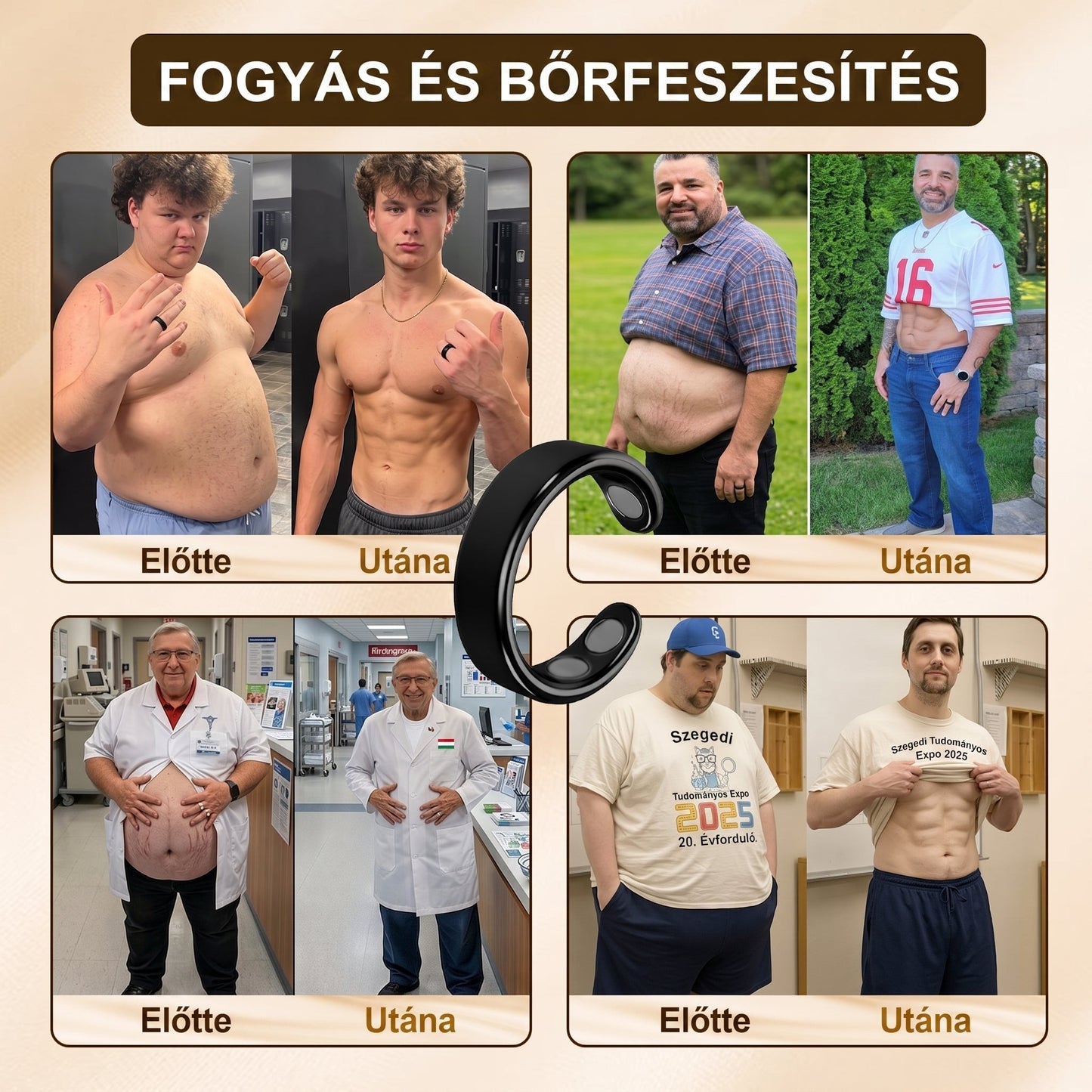 𝐗𝐈𝐌𝐎𝐍𝐓𝐇® Fogyókúrás Anyagcsere Mágneses Terápiás Gyűrű: Hárommagos Anyagcsere Aktiválás — Mindössze 30 perc naponta a Fogyás és a Nyirokkeringés támogatására — Plusz ízületi enyhülés, jobb alvás és mentális tisztaság.