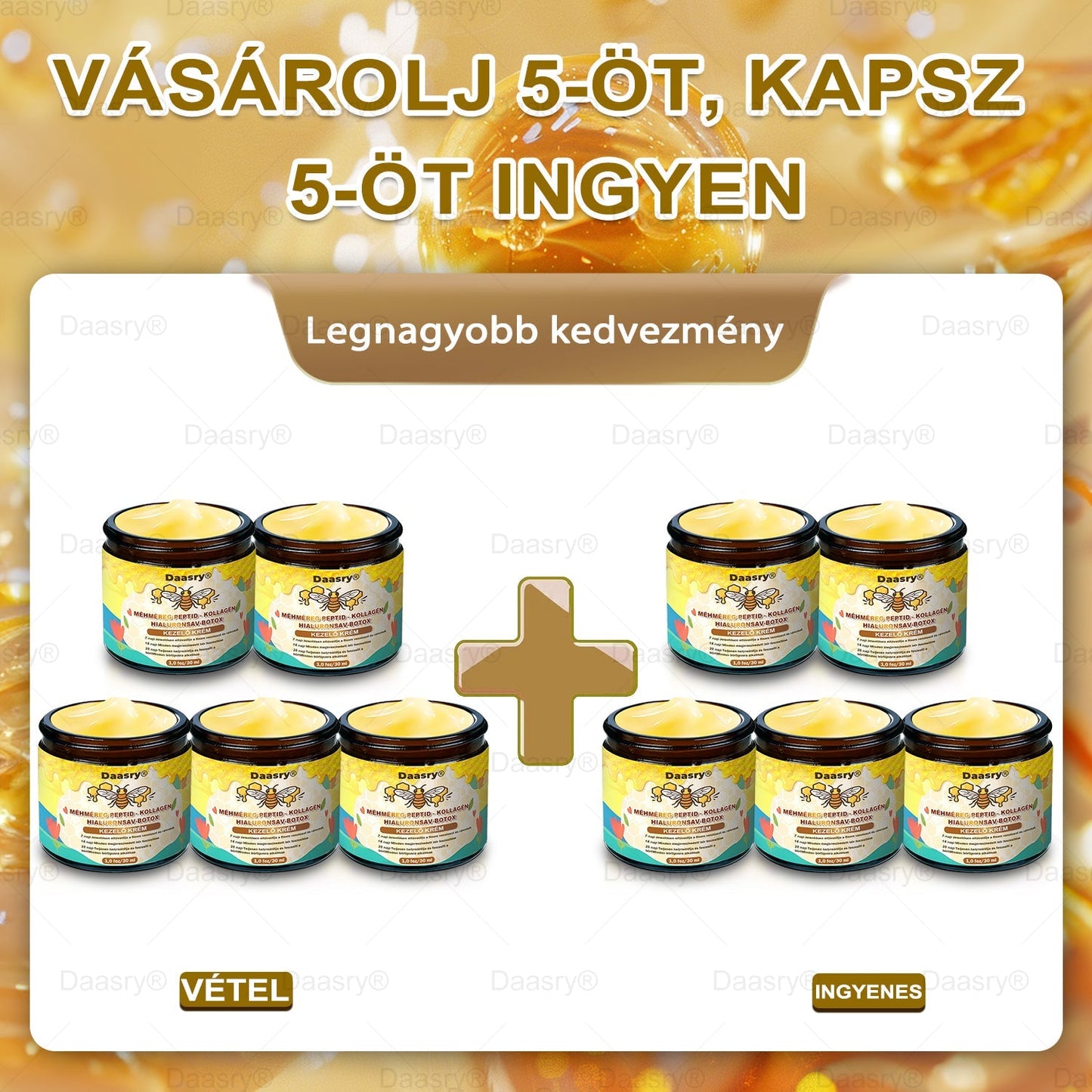 𝐃𝐚𝐚𝐬𝐫𝐲® 𝐌é𝐡𝐦é𝐫𝐞𝐠 𝐊𝐞𝐳𝐞𝐥ő 𝐊𝐫é𝐦, 𝐦é𝐡𝐦é𝐫𝐞𝐠 𝐩𝐞𝐩𝐭𝐢𝐝𝐞𝐤𝐤𝐞𝐥, 𝐛𝐨𝐭𝐮𝐥𝐢𝐧𝐮𝐦 𝐭𝐨𝐱𝐢𝐧𝐧𝐚𝐥, 𝐡𝐢𝐚𝐥𝐮𝐫𝐨𝐧𝐬𝐚𝐯𝐯𝐚𝐥 é𝐬 𝐤𝐨𝐥𝐥𝐚𝐠é𝐧𝐧𝐞𝐥💧. 𝐇𝐚𝐭é𝐤𝐨𝐧𝐲𝐚𝐧 𝐤ü𝐳𝐝 𝐚 𝐫á𝐧𝐜𝐨𝐤, 𝐟𝐢𝐧𝐨𝐦 𝐯𝐨𝐧𝐚𝐥𝐚𝐤, 𝐦𝐞𝐠𝐞𝐫𝐞𝐬𝐳𝐤𝐞𝐝é𝐬, 𝐭𝐞𝐫𝐡𝐞𝐬𝐬é𝐠𝐢 𝐜𝐬í𝐤𝐨𝐤 é𝐬 𝐬ö𝐭é𝐭 𝐟𝐨𝐥𝐭𝐨𝐤 𝐞𝐥𝐥𝐞𝐧 — 𝐟𝐞𝐬𝐳𝐞𝐬í𝐭é𝐬, 𝐞𝐦𝐞𝐥é𝐬 é𝐬 𝐤𝐢𝐞𝐦𝐞𝐥𝐤𝐞𝐝ő 𝐞𝐫𝐞𝐝𝐦é𝐧𝐲𝐞𝐤!