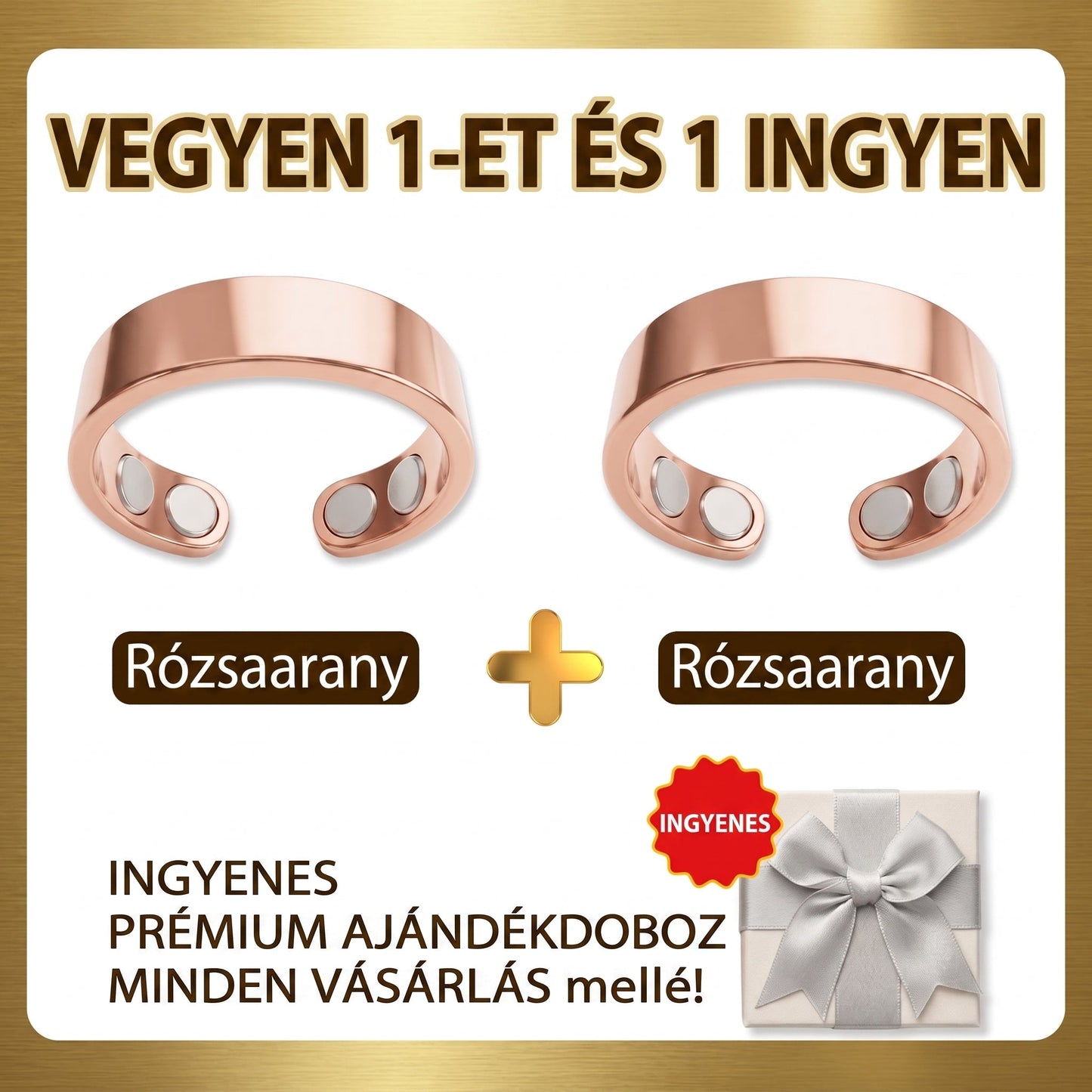 𝐗𝐈𝐌𝐎𝐍𝐓𝐇® Fogyókúrás Anyagcsere Mágneses Terápiás Gyűrű: Hárommagos Anyagcsere Aktiválás — Mindössze 30 perc naponta a Fogyás és a Nyirokkeringés támogatására — Plusz ízületi enyhülés, jobb alvás és mentális tisztaság.
