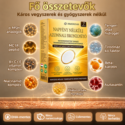 𝑿𝑰𝑴𝐎𝐍𝐓𝐇® 𝑨𝒛𝒐𝒏𝐧𝐚𝐥𝐢 𝐁𝐫𝐨𝒏𝒛𝒃𝒂𝒓𝐧í𝐭ó 𝐌𝐢𝐤𝐫𝐨𝒕ű𝒔 𝑻𝒂𝐩𝐚𝐬𝐳☀️𝑼𝐕 𝐧é𝐥𝐤ü𝒍✨ 𝑵𝒊𝒏𝐜𝐬 𝐃𝑯𝑨✨ 𝑵𝒊𝐧𝐜𝐬 𝐧𝐚𝐫𝒂𝒏𝒄𝒔𝒔á𝒓𝒈𝒂 á𝒓𝒏𝐲𝐚𝐥𝐚𝐭✨ 𝐀𝐤á𝒓 14 𝒏𝒂𝐩𝐨𝐬 𝐛𝐫𝐨𝐧𝒛𝒐𝒔 𝒓𝒂𝒈𝒚𝐨𝐠á𝐬